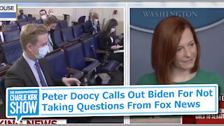 Peter Doocy Calls Out Biden For Not Taking Questions From Fox News