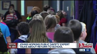 Johns Hopkins public safety expert talks about return to school