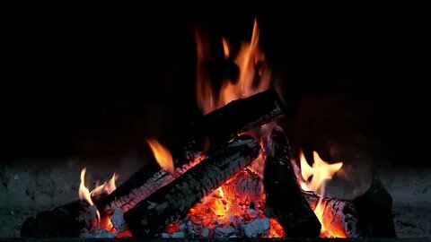 🔥 Relaxing Fireplace Burning and Crackling Fire Sounds for Stress Relief and Home Comfort