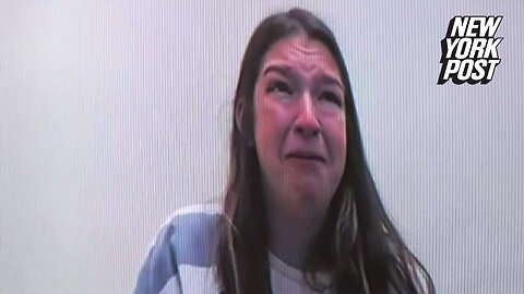 Jamie Komoroski visibly upset during virtual bond hearing