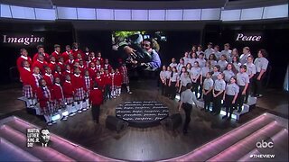Two schools, united in song on The View