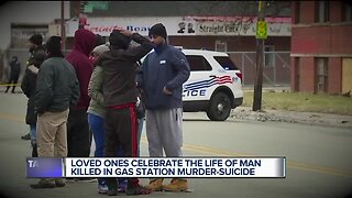 Dozens gather for vigil at gas station where newlywed was killed