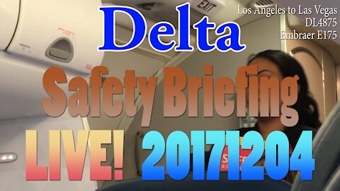 [LIVE] Delta Safety Briefing #DL4875 #E175