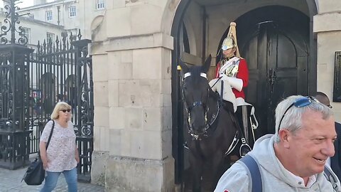 I watch you on YouTube he yells 😆 🤣 😂 #horseguardsparade