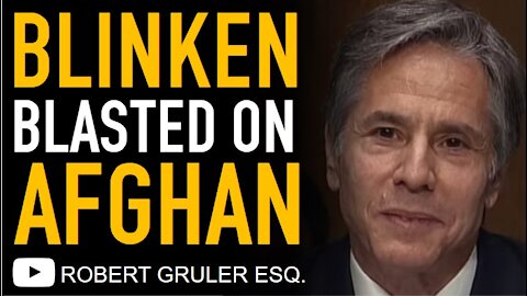 Blinken Blasted on Afghan: Menendez, Paul, Cruz and Hawley Congressional Inquiry
