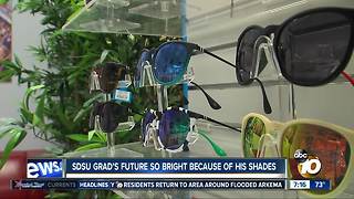 SDSU grad's future is bright - because of his shades