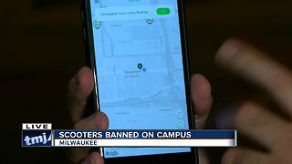 Marquette University bans motorized scooters