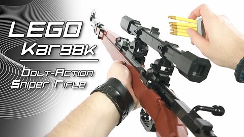 LEGO KAR98k Bolt-Action Sniper Rifle (+ZF-39 Scope, E.u.F. Horster Bayonet, & PUBG)