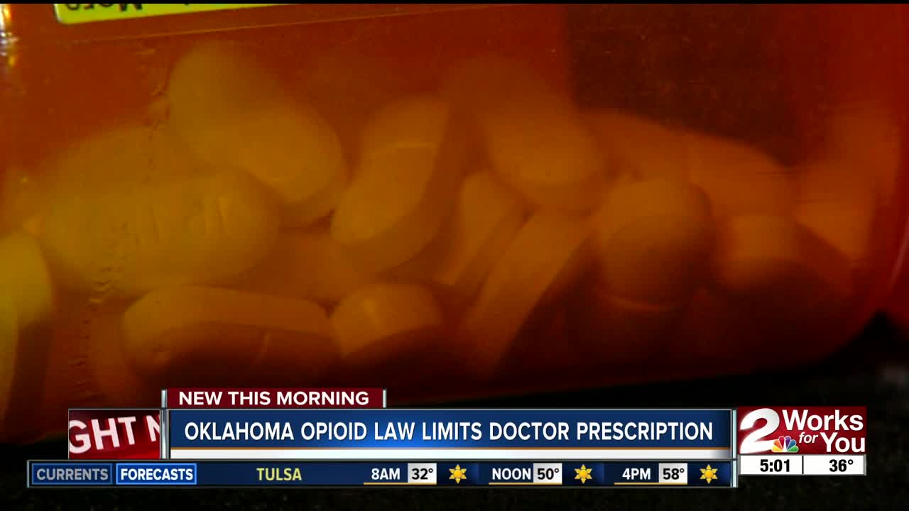 Oklahoma opioid law law limits doctor prescription