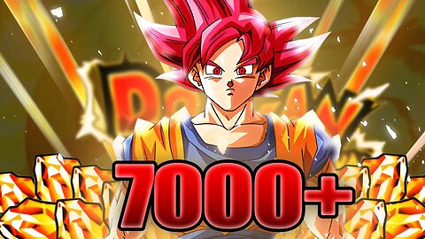 7000 STONES! Super Saiyan God Goku Dokkan Festival LIVE Summons | DBZ Dokkan Battle