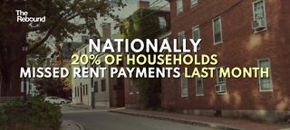 20% of households nationwide missed rent payments last month