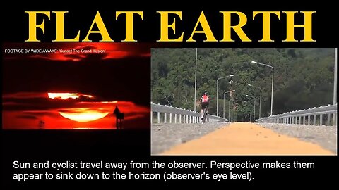Flat Earth - Great example of perspective & mirroring - no curve - Phuket Word mirror ✅