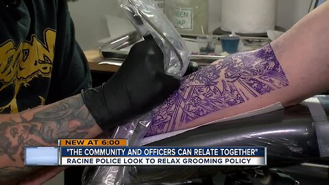 Racine Police test relaxed rules on facial hair and tattoos to help with recruitment