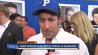 Adam Sandler's Milwaukee shows to be filmed for Netflix