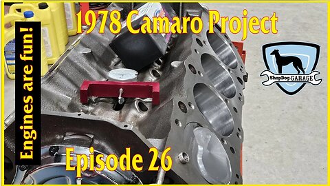 78 Camaro project part26: Gotta have an engine!