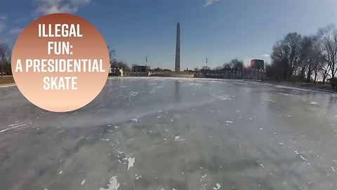Whoops: Ice Skating at this Monument isn't allowed