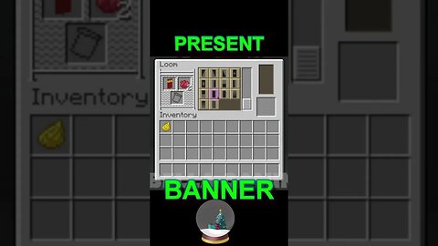 How To Make a Christmas Present On a Banner | Minecraft Tutorial