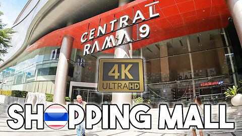 Central Rama 9 Shopping Mall in Bangkok (4k Walking Tour)