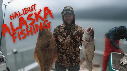 Fishing the Pacific Ocean for Alaskan Halibut!