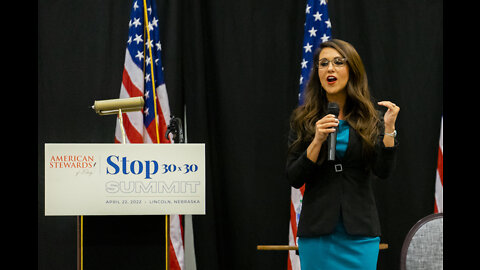 U.S. Representative Lauren Boebert (CO) as the Stop 30x30 Summit (Full Presentation)