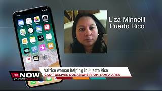 Valrico woman helping in Puerto Rico but can't deliver her donations from Tampa