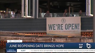 June reopening date brings hope to San Diego