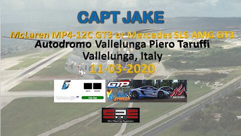 Race 5 | CAPT JAKE racing the MP4 12C GT3 | Vallelunga | 2old4forza and GTP series on SRS