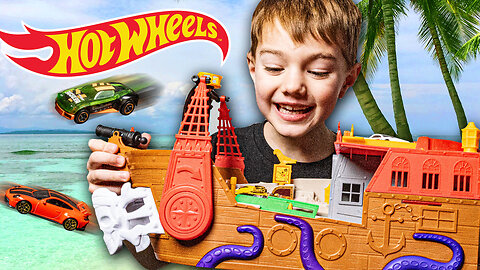 HOT WHEELS Pirate Ship Adventure in WATER
