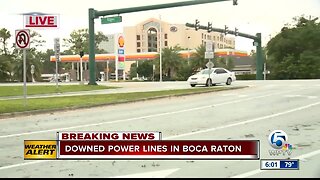 Downed power lines repaired in Boca Raton