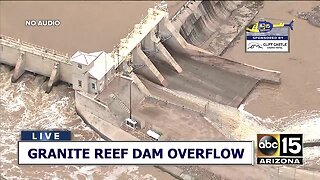SRP is releasing water from the Granite Reef and Stewart Mountain dams following heavy rainfall
