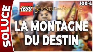 LEGO : Le Seigneur des Anneaux - LA MONTAGNE DU DESTIN - 100 % Minikits, trésors, plans [FR PS3]