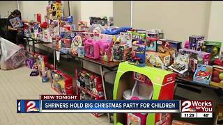 Every child who spent time in Shriners hospital received Christmas gift