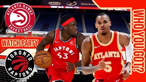 Atlanta Hawks vs Toronto Raptors | Live watch party | NBA 2023 Season Game 24