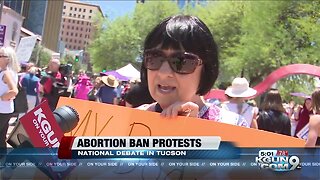 Abortion Ban protests in Tucson