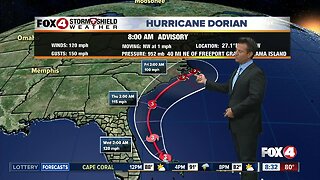 Dorian 8AM Advisory