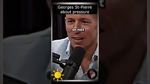 Georges St Pierre MMA interview - about PRESSURE