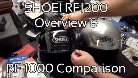 Shoei RF1200 Motorcycle Helmet Overview And RF1000 Comparison