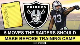 Raiders Insider thinks Las Vegas should extend these 2 players before Raiders training camp begins