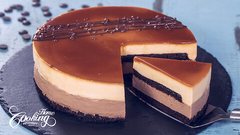 Chocolate Caramel Mousse Cake