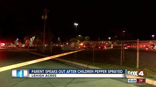 Parent speaks out after children pepper sprayed