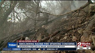 Neighbors concerned about potential fire hazard in west Tulsa