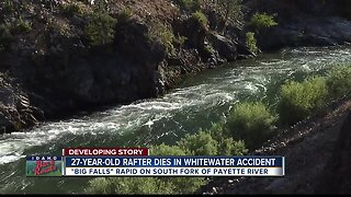 One dead in whitewater rafting accident over "Big Falls" rapid on South Fork of Payette