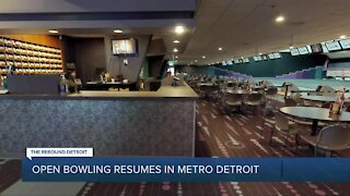 Open bowling resumes in metro Detroit