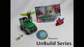 West Mitten Bricks UnBuild Series Lego Spiderman Vultures Trucker Robbery 76147