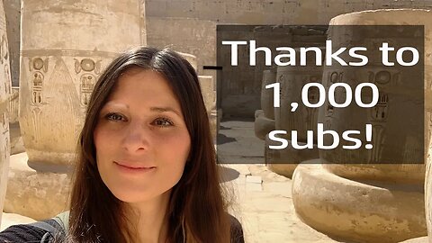 Thank you! We've reached 1,000 subs!