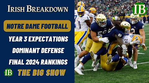 Notre Dame Rundown - Year 3 Expectations, Dominant Defense, Final 2024 Class Rankings