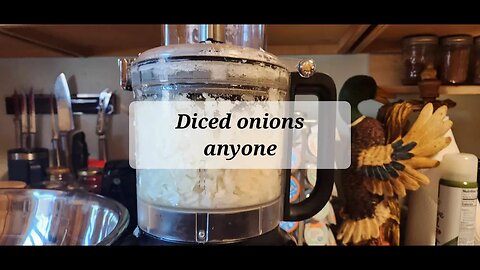 Diced onions anyone
