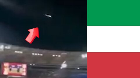 Meteorite or UFO descending over a soccer field in Italy on March 5 2022 [Space]