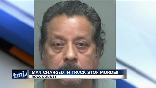 Man charged in truck stop murder