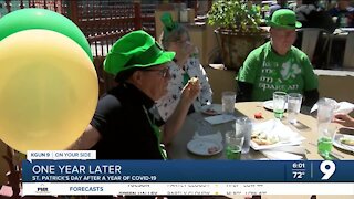 St. Patrick's Day one year later